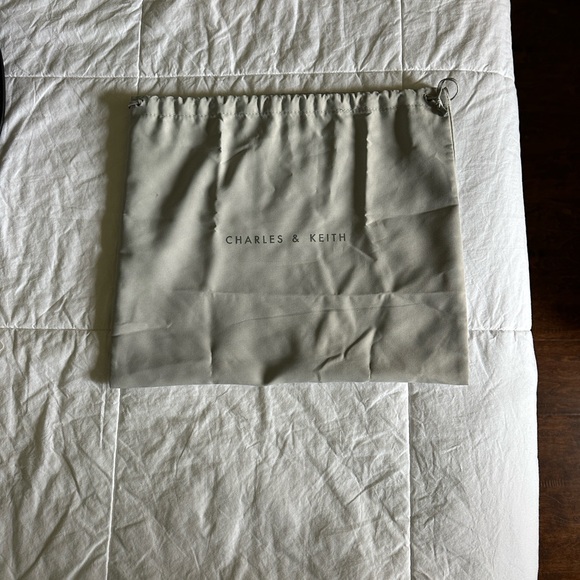 Charles & Keith Black Gabine Leather Saddle Bag - Picture 6 of 7